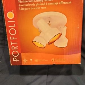 Portfolio Flushmount 3 Light Ceiling Fixture #073831